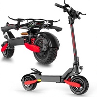 Trottinette électrique pour adultes, pneus tout-terrain de 11 pouces, moteur 1200W/2400W, autonomie de 20 à 45 milles, double suspension, charge maximale de 150 kg, pliable