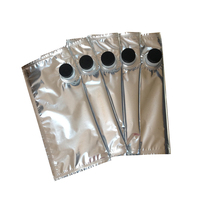 Poche souple aseptique 10L avec valve supérieure en PE imprimée en héliogravure, résistante à l'humidité, jetable, pour vin, jus, café, eau minérale