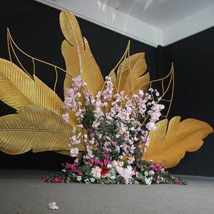 2.2*3.6 <span class=keywords><strong>M</strong></span> accessoire de mariage fond de mariage arc de fleur avec cadre décoration de mariage accessoires de fond de scène - Product Image 5