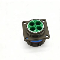 Kewei D38999/26WJ20PN IP67 Wasserdichter Aluminiumlegierungs-Gehäuse Gerader Stecker Luftfahrt-Steckverbinder-14P Pins 3 Adern