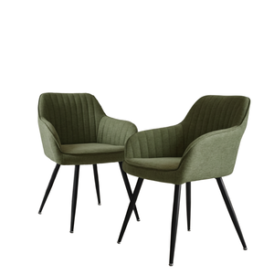 Fauteuil d'appoint moderne en velours capitonné avec pieds en métal doré, chaise de luxe pour salon, chambre, salle à manger, extérieur, hôtel - Product Image 1