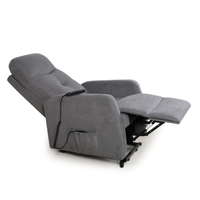 Fauteuil inclinable électrique en tissu avec télécommande, canapé individuel pour personnes âgées, mobilier de salon