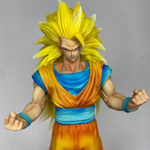 Figurine Manga Goku Super Trois DRAGON BALL Z 35CM avec mains interchangeables, en PVC, pour collection ou cadeau - Product Image 3
