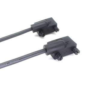 Chất lượng cao 90 độ <span class=keywords><strong>DB</strong></span> 9 nữ kết nối để khuỷu tay phải DB9 9 pin DIN cáp mở rộng cáp - Product Image 5