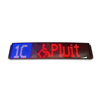 Signes électroniques RVB ZZG-19x32S ECE ARAI Barras Led Colores Para Bus Affichage Led de l'heure pour les passagers d'autobus
