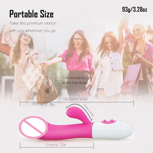 Wholesale Women Vagina G Spot Masturbate Rose Concrete Silicone Fitness Dildo Massager <strong>Rabbit</strong> 10 Frequency Sex Toys <strong>Vibrator</strong> - Product Image 5