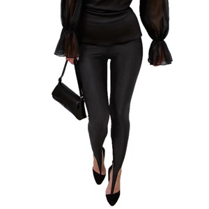 Leggings Estilo Occidental con Corte de Bota, Pantalones Ajustados de Longitud Completa, Talla Grande, Cintura Alta, Pantalones Sexys - Product Image 2