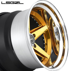 Llantas Forjadas Cóncavas Pulidas LSGZL de 3 Piezas con Centro Profundo de Aleación de 18-26 Pulgadas, Aptas para Benz 19-24 BMW C8 5x120 5x130 5x114.3 - Product Image 6