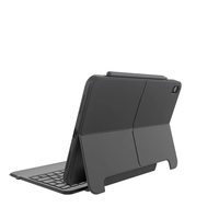 Étui Clavier Détachable Laudtec 3 Broches pour iPad Pro 13 Air 11 Fonctionne en Mode Portrait et Paysage avec Support Pbk344