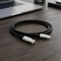 Câble de données de style nouveau, câble de charge rapide, chargeur en alliage d'aluminium, câble de données