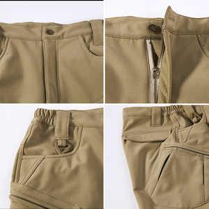 Diseño personalizado transpirable a prueba de viento impermeable polar Camping <span class=keywords><strong>Trekking</strong></span> senderismo <span class=keywords><strong>pantalones</strong></span> hombres poliéster táctico Softshell <span class=keywords><strong>Pantalones</strong></span> - Product Image 6