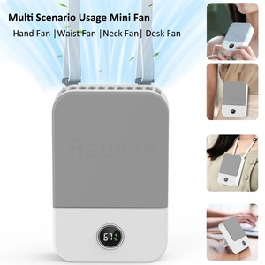 New Lazy Neck Hanging Simple High Beauty Cooling <b>Tool</b> Mini Desktop Handheld Portable <b>Small</b> Fan - Product Image 2