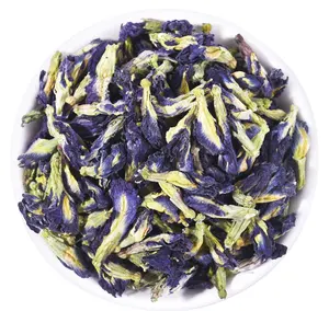 Чай с сушеными цветами оптом, чай с сушеными бабочками и горохом, чай с синими бабочками