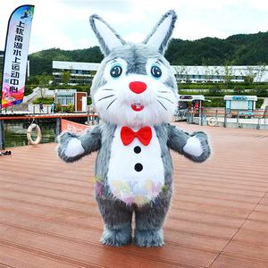 Costume de mascotte gonflable bon marché de différentes couleurs de <span class=keywords><strong>lapin</strong></span> mignon animal de dessin animé adulte de pâques noël halloween fête de carnaval - Product Image 4