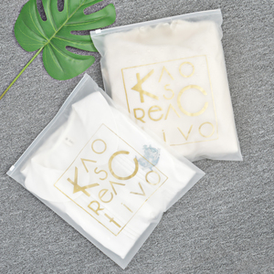 Luxury Customized Frosted Clear Plastic Packaging Slider Zipper Pouch for Clothing Hair Extensions <strong>Ziploc</strong> <strong>Bags</strong> With Logo - Product Image 6