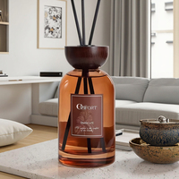 Diffuseur de parfum sans flamme en verre, parfum longue durée, écologique, frais et luxueux, coffret cadeau