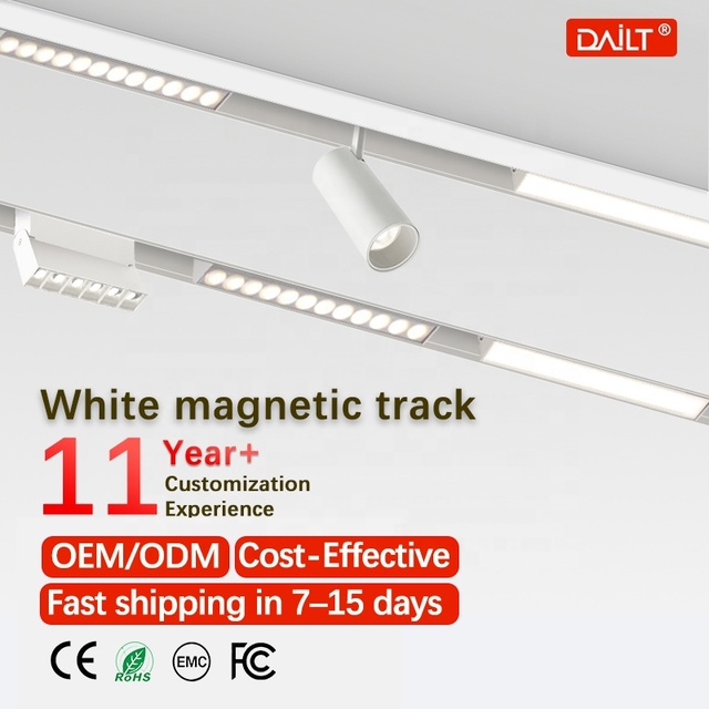 20mmMagneticTrackLightSet SmartMagneticLEDTrackRailLight WhiteAluminumBody LEDTrackLightingDimmable ModernMagneticTrackLight