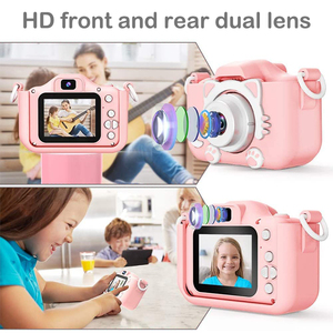 Cámara Digital HD 1080P para Niños, Mini Juguete con Diseño <span class=keywords><strong>de</strong></span> Dibujos Animados, para Selfies y Fotos con Gato, Perro y Unicornio para Niños Pequeños - Product Image 3