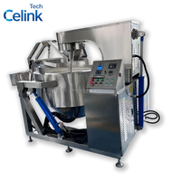 Marmite de cuisson automatique à agitation planétaire électrique en acier inoxydable avec grattoir agitateur