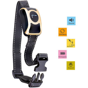 Collar de entrenamiento antiladridos para mascotas, Collar eléctrico resistente al agua, ajustable, sensible, 4 niveles - Product Image 6