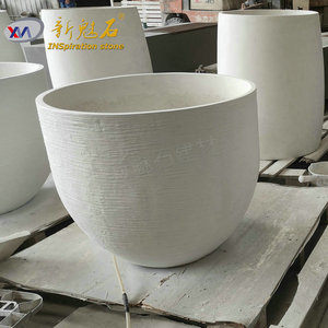 Nuevos Materiales de Construcción de Hormigón con Acabado Natural, Macetas de Hormigón de Alto Rendimiento Resistentes a la Corrosión para Jardines Municipales - Product Image 3