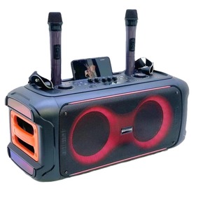 WGY-2366 Altavoz De Karaoke Lớn Loa Ngoài Trời Dj Đảng 6.5 Inch Xách Tay Karaoke Loa Với 2 Không Dây Mic Cho Gia Đình KTV - Product Image 1
