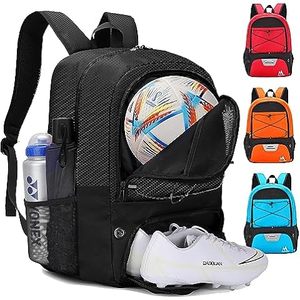 Muestra gratuita de mochila de fútbol juvenil, mochila y bolsas de fútbol para baloncesto, voleibol y fútbol americano |   Incluye Tacos Separados - Product Image 5