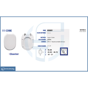 Hidra Vaso Memory - Funda para Asiento de Inodoro, Producto Copriwater - Product Image 2