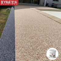Revêtement liquide extérieur Yile à base de résine aqueuse pour pierres lavées et gravier, haute qualité, deux composants, couleurs personnalisées, imperméable, haute performance