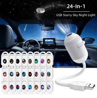 Flexibles Innenbeleuchtungslicht für Schlafzimmer und Auto, Importierte Beschichtete Linse, HD-Projektion, USB-Nachtlicht, Sternenhimmel-Nachtbeleuchtung