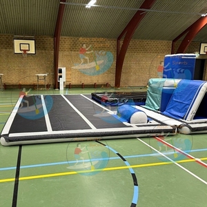 Circuito <span class=keywords><strong>de</strong></span> Parkour Inflable <span class=keywords><strong>de</strong></span> Grado <span class=keywords><strong>Profesional</strong></span> - Obstáculo <span class=keywords><strong>de</strong></span> Aire Antideslizante para Entrenamiento en Gimnasio y Competiciones Ninja al Aire Libre - Product Image 3