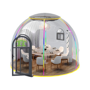 High - Quality Polycarbonate Dome House & Tent Kits - 3m to <b>Large</b> Sizes for Glamping with Bathroom & Living Room - Product Image 2