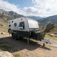 Caravane de luxe tout-terrain Ecocampor Uk Australia Travel 22 pieds pour 6 personnes, fabrication américaine, fabriquée en Chine, en vente.
