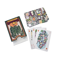 Amérique populaire 310gsm Allemagne Noyau noir Taille différente Logo personnalisé Svengali Deck Magic Poker Cards