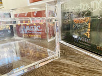 Boîte de protection et de présentation RAY YI en acrylique transparent épais avec aimants puissants pour cartes Magic Collector Booster