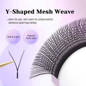 MASSCAKU U forma di YY extension per ciglia C <span class=keywords><strong>D</strong></span> arricciatura lunghezza misto tessuto a mano Premium Fans Fans ciglia - Product Image 3
