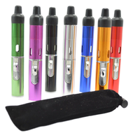 Briquet torche au butane multifonctionnel portable en métal, design élégant et compact, pour aromathérapie