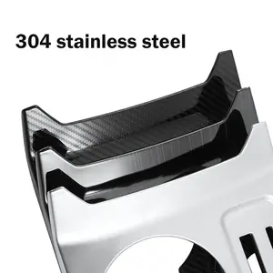 Cubierta Interior para Panel de Cambio de Marchas de Consola Central para <span class=keywords><strong>Audi</strong></span> A3 8Y 2021 <span class=keywords><strong>2022</strong></span> 2023 2024, Accesorios para Automóviles, Textura de Carbono - Product Image 4