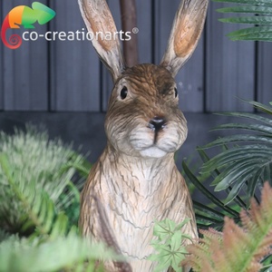 Parque temático animal decoración artificial animatronic 3D <span class=keywords><strong>conejo</strong></span> modelo - Product Image 1