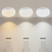Design moderne 12W-30W Plafonnier intelligent à LED de bonne qualité avec socle en aluminium