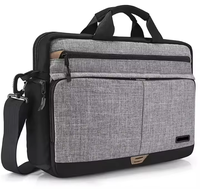Sac à bandoulière pour ordinateur portable de voyage de 15,6 pouces, sacoche pour tablette, sac de messager pour voyage d'affaires, sac pour ordinateur portable personnalisé, vente en gros