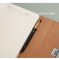 Vente en gros carnet de notes avec cadenas personnalisé Journal d'affaires Journal en cuir souple journal intime rechargeable avec cadenas codé
