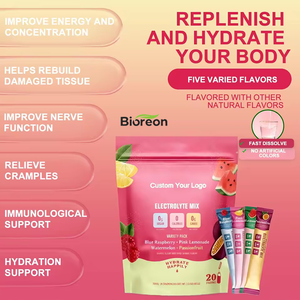 ओम कस्टम केटोन इलेक्ट्रोलाइट पाउडर निजी लेबल चीनी मुक्त कार्बनिक थोक पूरक ऊर्जा पेय मिश्रित इलेक्ट्रोलाइट पाउडर - Product Image 3