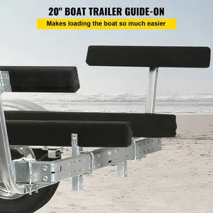 REYNOL Boat Trailer Guide-on Complete Mounting Accessories Included For Ski Boat Fishing Boat Or Sailboat Trailer