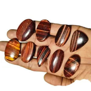 Home Decoration Healing Agate Gemstone Tiger Eye Cabochons For Gift Best Quality Material Light Weight