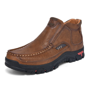 2025 nouveaux hommes transfrontaliers pour Martin bottes chaudes grande taille <span class=keywords><strong>Chukka</strong></span> chaussures en cuir décontractées chaussons d'extérieur - Product Image 5