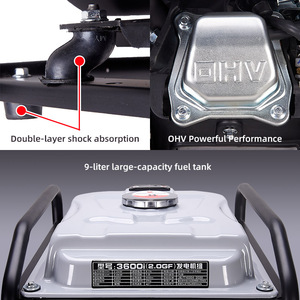 Générateur onduleur portable à essence 225cc 230V avec affichage numérique intelligent, machine à souder double usage - Product Image 4