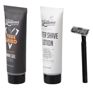 Conjunto premium de elegância, produtos para barbear masculino, lâmina descartável após loção, <span class=keywords><strong>gel</strong></span> barbeador - Product Image 2