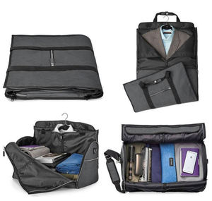 กระเป๋าเดินทางแบบพับเก็บได้มีซิปกระเป๋าใส่เสื้อผ้ากันฝุ่นมีกระเป๋าดัฟเฟิลแบบแขวนขนาดใหญ่ทันสมัย - Product Image 2