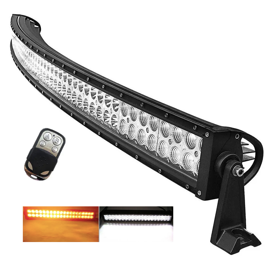 Curved Offroad Silm 38" Spot Flood LED Light Bar 4WD Driving ATV - Foto 2
